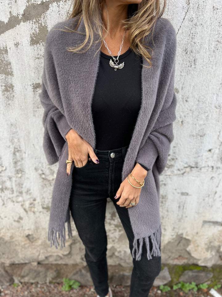 Ella | Elegant Omlottetröja Med Långa Ärmar