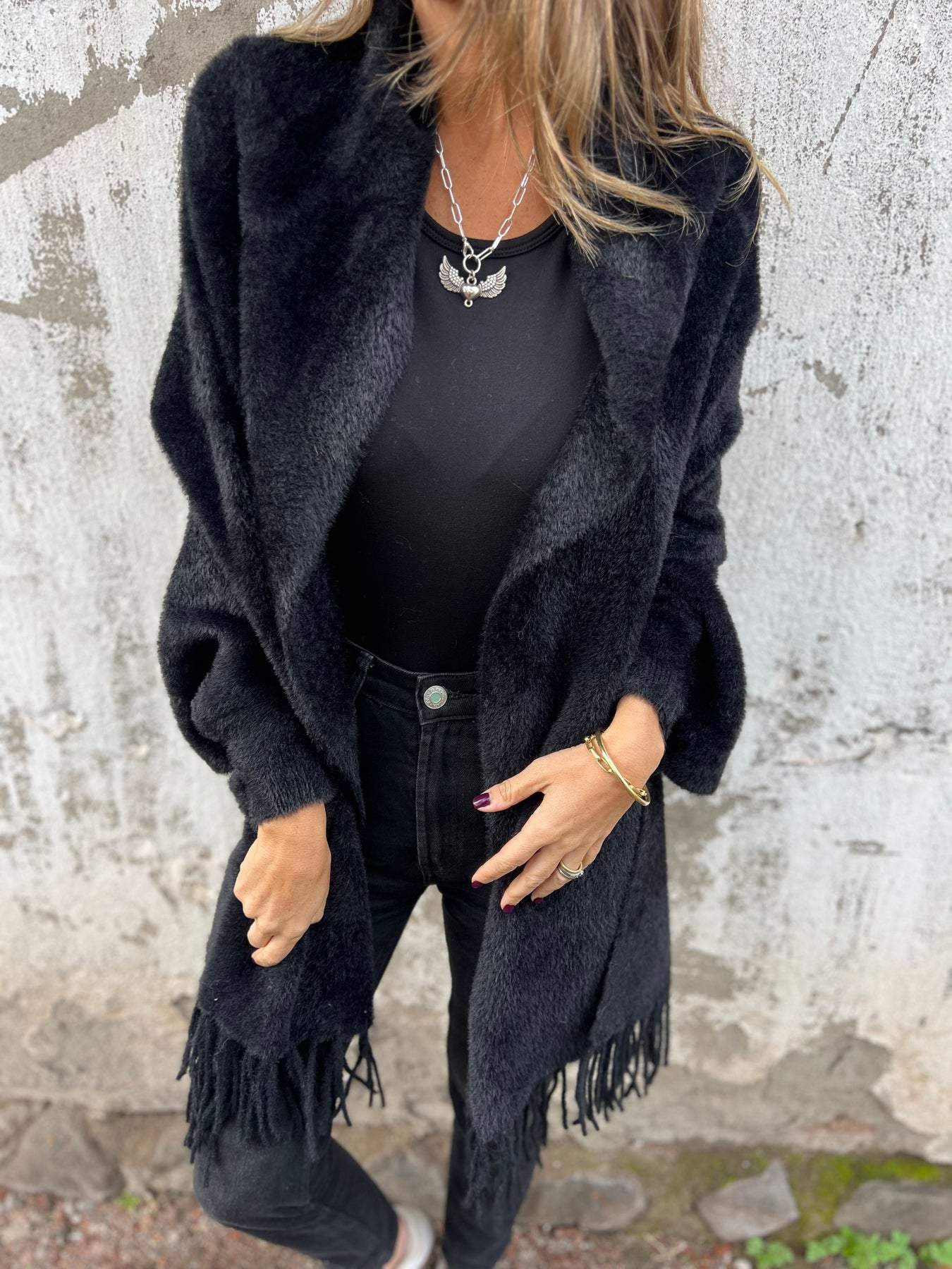 Ella | Elegant Omlottetröja Med Långa Ärmar