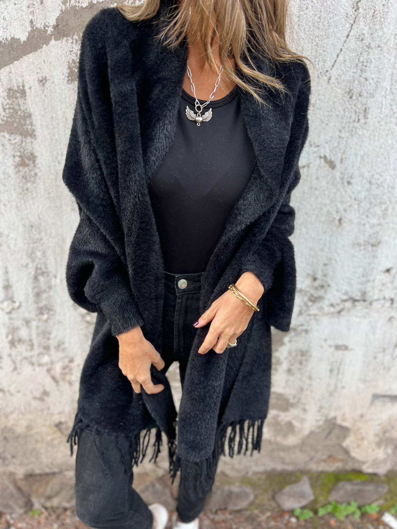 Ella | Elegant Omlottetröja Med Långa Ärmar