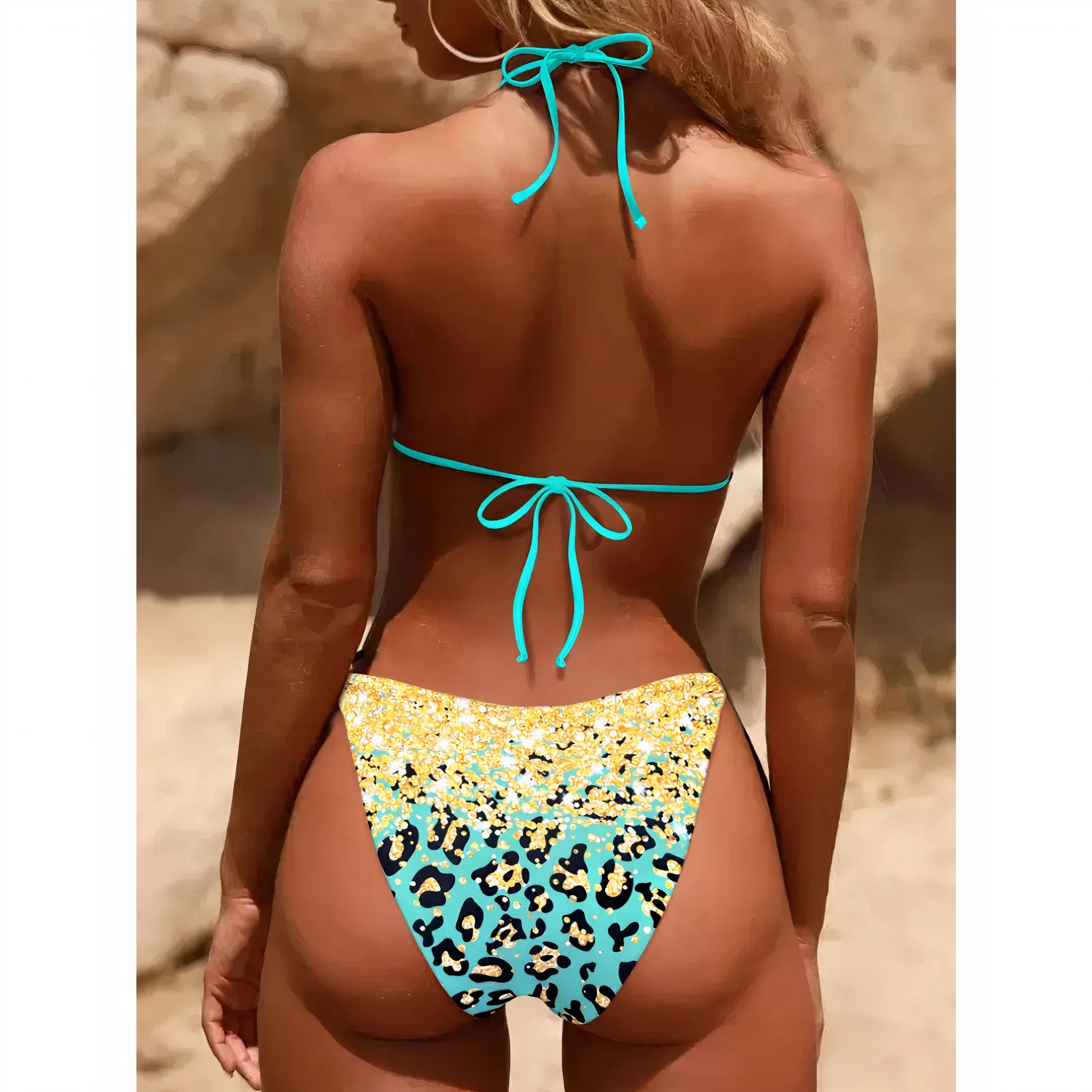 Turquoise Glam Bikiniset