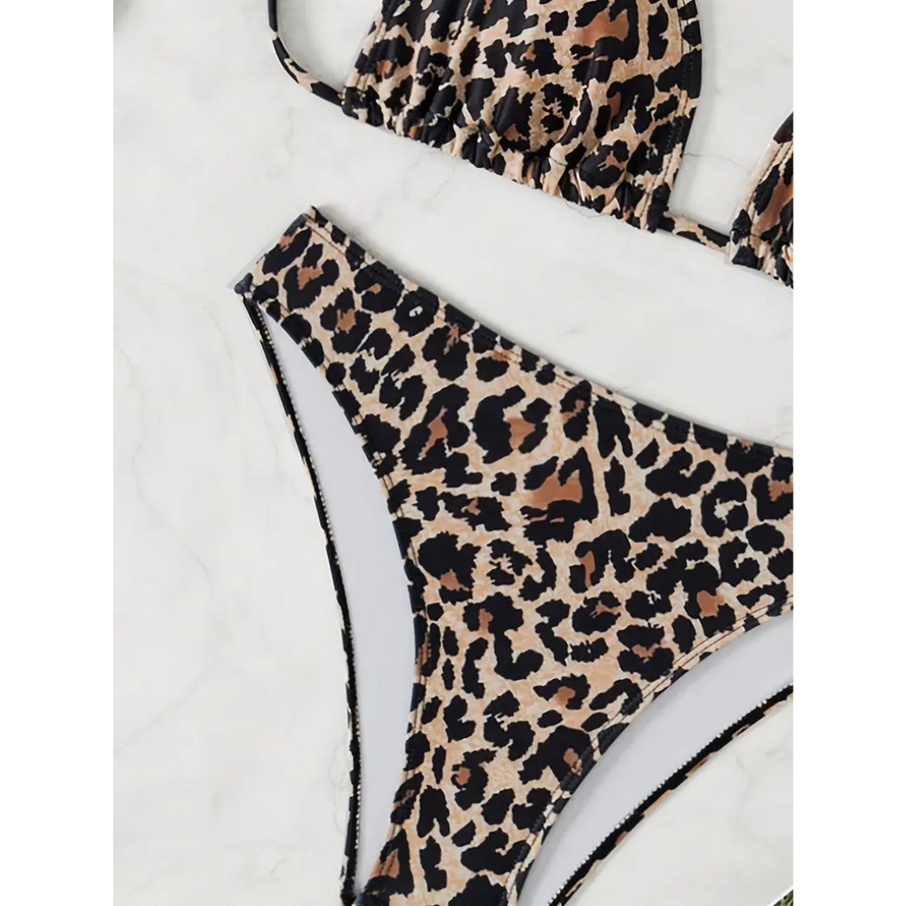 Leopard Glow Bikiniset – 2025 års Trend