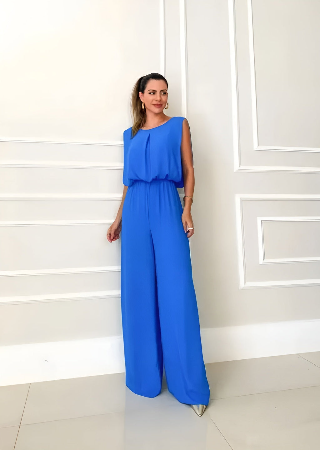 Luna | Ärmlös Jumpsuit